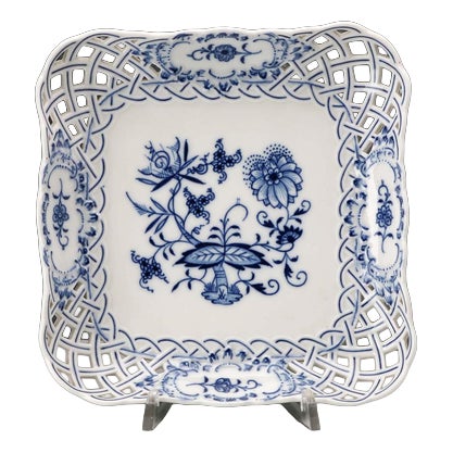 Porcelain Tray from Meissen For Sale