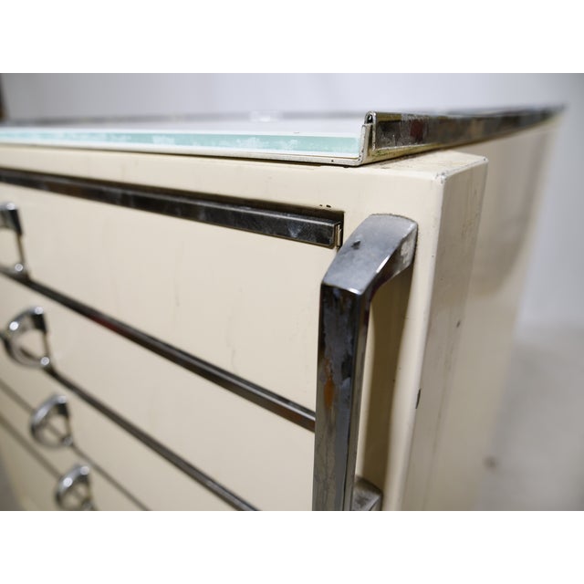 Metal Rolling Dental Cabinet with Drawers from Baisch, 1950s For Sale - Image 9 of 10
