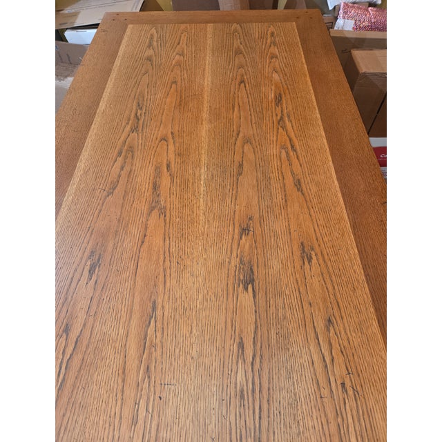 Guido Zichele Solid Oak Italian Refectory Extension Dining Table (72"-132") – Bloomingdale’s For Sale - Image 16 of 18