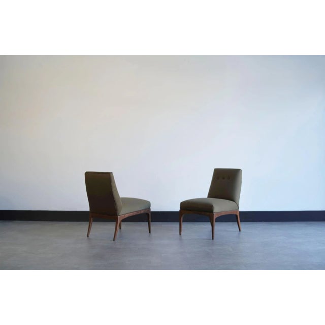 Set of 2 Slipper Chairs by Erwin Lambeth, Circa 1950s For Sale - Image 9 of 9