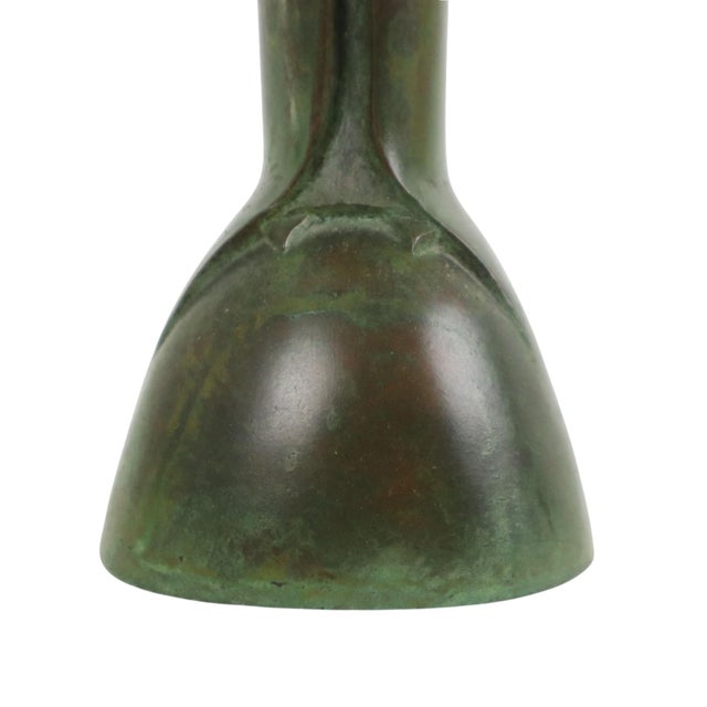 Art Deco Statue of the Virgin Mary in Bronze by Jac Van Vlijmen, 1920s For Sale - Image 9 of 18