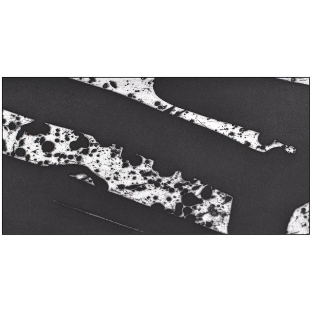 Abstract 1973 White Chip Abstract Black Etching With Aquatint Sam Francis For Sale - Image 3 of 6
