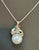 14mm South Sea Cultured Pearl & Diamond 18 K Gold Two Tone Pendant + Chain 14 KG For Sale - Image 9 of 18