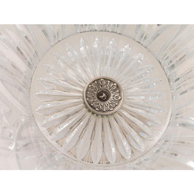 Beautiful Italian centerpiece riser, 1960s. Beautiful centerpiece riser with hand embossed silver-plated metal base, where...