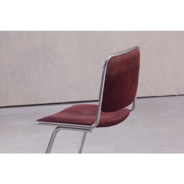 Vintage Tubular Steel Dining Chair, Italy, 1970s For Sale - Image 6 of 11