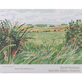 A Gap in the Hedgerow Poster after David Hockney For Sale