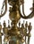 Gold Large Twelve-Light Solid Brass Chandelier For Sale - Image 8 of 12