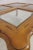 Century Country French Glass Top Coffee Table For Sale - Image 11 of 13