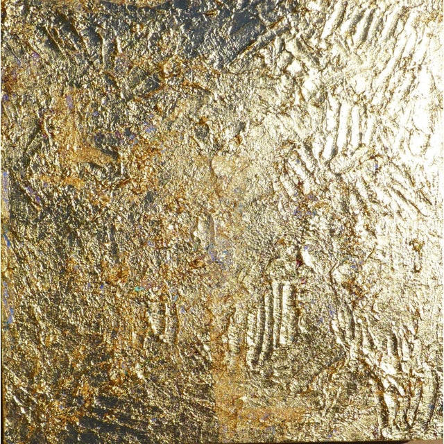 2020s Gold Leaf Contemporary Painting "Gold" by Martha Holden For Sale - Image 5 of 6
