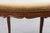 Wood Louis XV Style Walnut Stool with Cabriole Legs and Velvet Seat, France, 1950s For Sale - Image 7 of 12