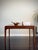 Mid-Century Modern 1963 Lane Furniture Rhythm Walnut & Pecan Lamp Table — MCM Square End Side Coffee Table For Sale - Image 11 of 12