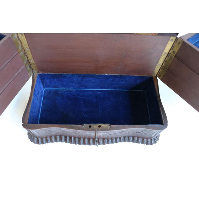 Antique Black Forest Jewelry Box in Fruitwood, 1880 For Sale - Image 6 of 18