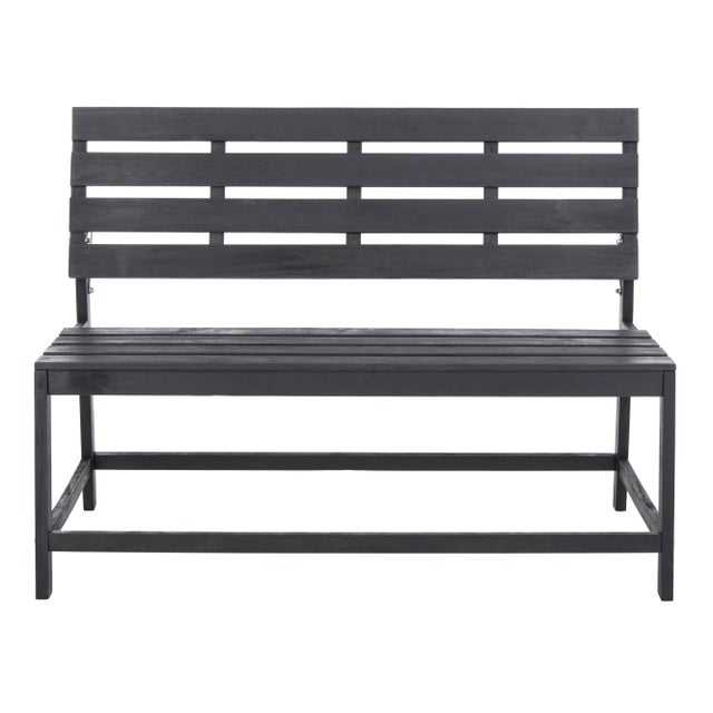 Balcony Bench And Table in Dark Slate Grey For Sale - Image 11 of 11