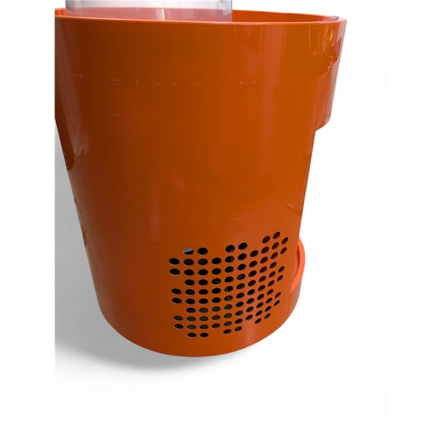 Orange Vintage Refrigerator from Zerili Frizette, 1970s For Sale - Image 8 of 10