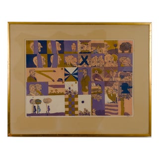 Antonio Seguí, Pequeña Historia Edition 2/46, 1965, Lithograph For Sale