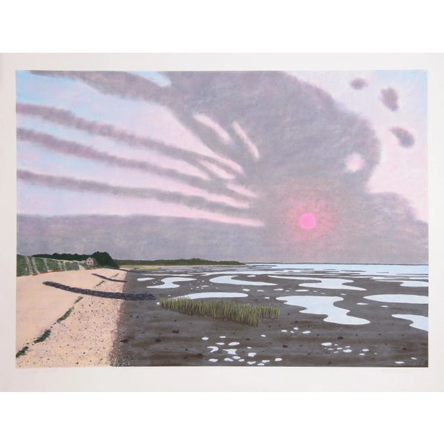 Bill Sullivan - Low Tide 22 Hand Colored Litho For Sale