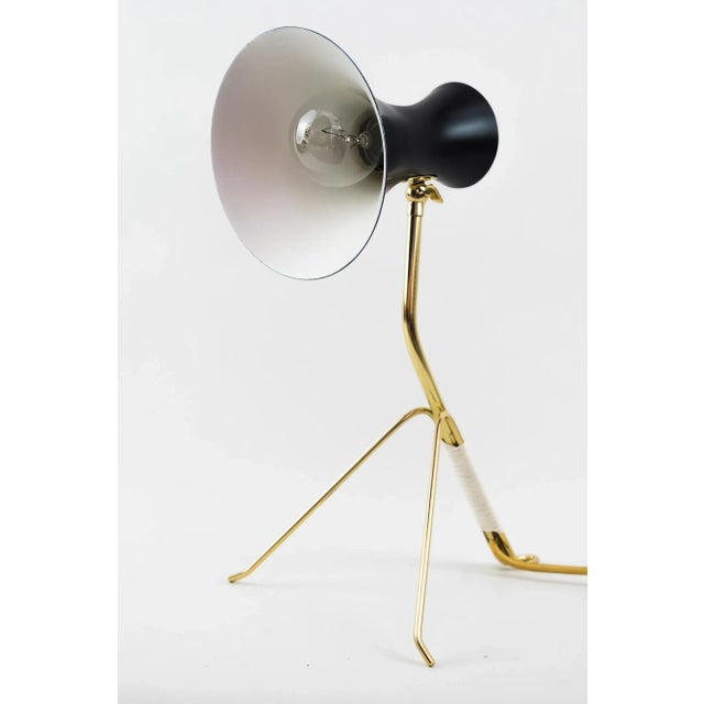 Black Wall Lamp by Rupert Nikoll, Vienna, 1950s For Sale - Image 8 of 18