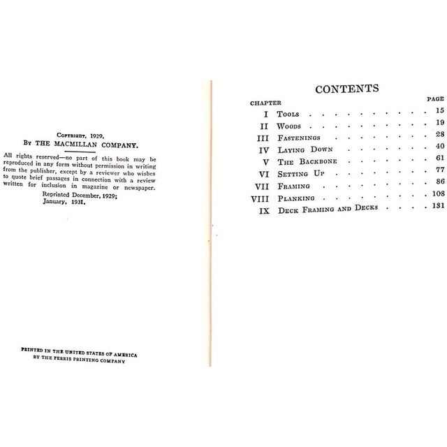 "Small Boat Building" 1934 Patterson, h.w. For Sale - Image 4 of 12