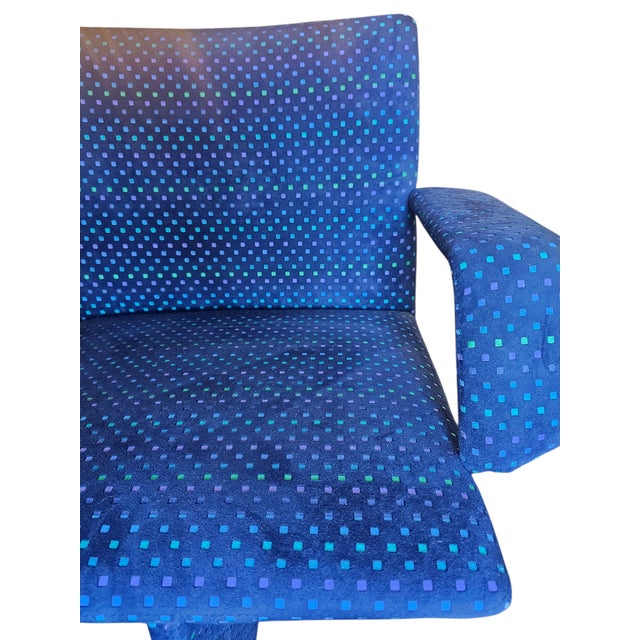 1980s Designer Pair of Chairs by Giorgio Saporiti For Sale In West Palm - Image 6 of 11