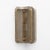 Mid-Century Modern Curved Grey Ribbed Murano Glass and Brass Wall Sconces, 2000, Set of 2 For Sale - Image 3 of 9