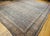 Navy Blue 19th Century Oversized Persian Farahan, Hand-Knotted Wool, Allover Herati Geometric Pattern, Navy & Red, 14x18 For Sale - Image 8 of 18