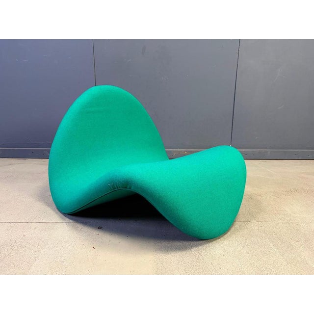 Pierre Paulin Vintage F577 Tongue Lounge Chair by Pierre Paulin for Artifort, 1980s For Sale - Image 4 of 9