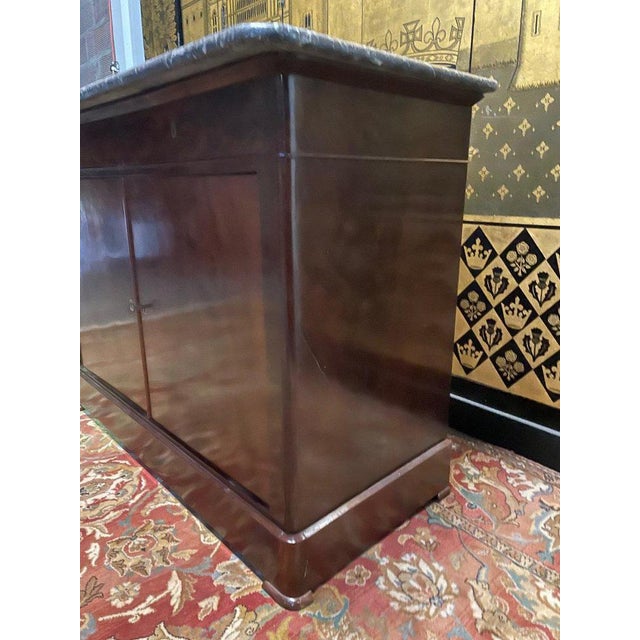 Louis Philippe Period Low Buffet in Mahogany For Sale - Image 3 of 9