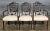 Store Item: Set of 6 Kindel Master Works Collection Mahogany Federal Shield Back Chairs Handmade in Grand Rapids, Michigan...