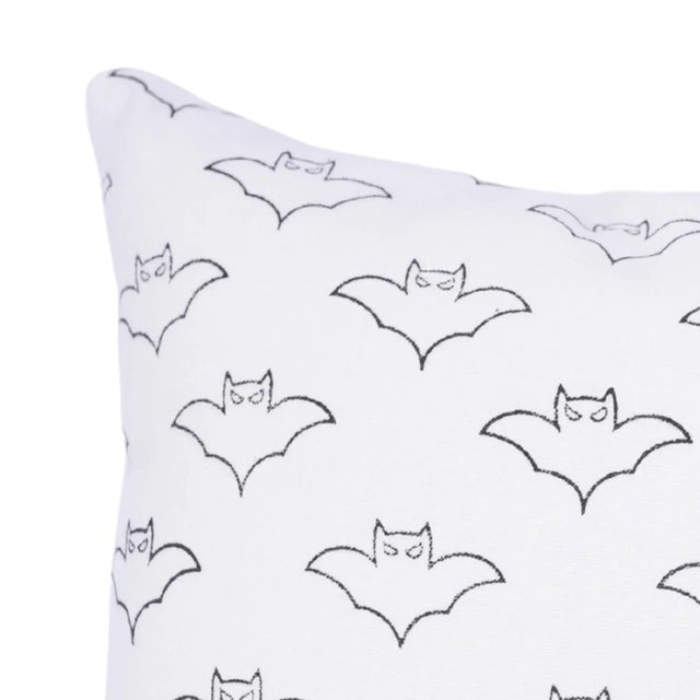 Elevate your Halloween décor with Fabdivine’s handmade Bat block print pillow cover. Crafted from premium linen fabric in...