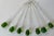 Vintage Blown Glass Martini Olive Picks & Sun Swizzle Sticks-Set 11 For Sale In New York - Image 6 of 8