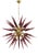 Sputnik Pendant Light with 51 Amethyst Murano Glass Tips from Justfurnituress SRL For Sale