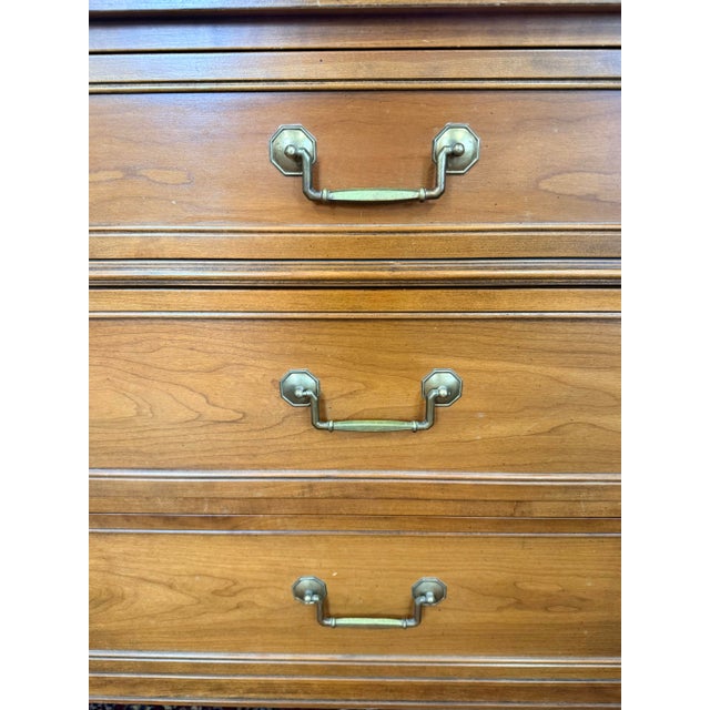 Late 20th Century Vintage Kindel 9 Drawer Dresser For Sale - Image 5 of 10