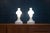 This chess table lamps are made from glass and were designed by Ivan Jakeš for Valašské Meziříčí. European Plug (up to...