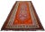 Authentic Turkish Kilim, Vintage Orange Hallway Runner, Tribal Rug, Handwoven Wool Tapestry, Mid Century Modern Floor Decor - 5′3″ X 11′5″ For Sale - Image 9 of 14