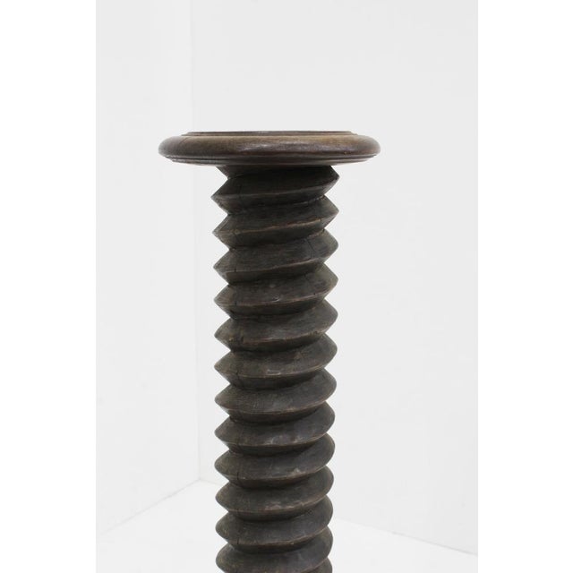 French Screw Pedestal, 19th Century For Sale - Image 5 of 9