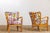 Vintage Danish Chairs with Elm Frames from Fritz Hansen, 1940s, Set of 2 For Sale - Image 3 of 4