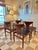 Black A Beautiful Set of 4 Mid Century Modern Dining Chairs in Teak With Black Faux Leather Seats, Attributed to Elliots of Newbury, Circa 1960s For Sale - Image 8 of 12