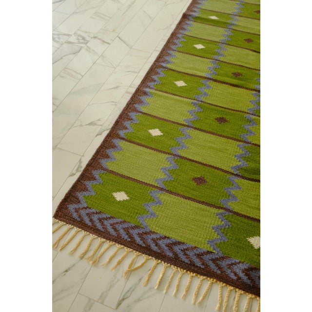 Vintage "Garden" Rug by Berit Koenig Woelfer For Sale - Image 16 of 16