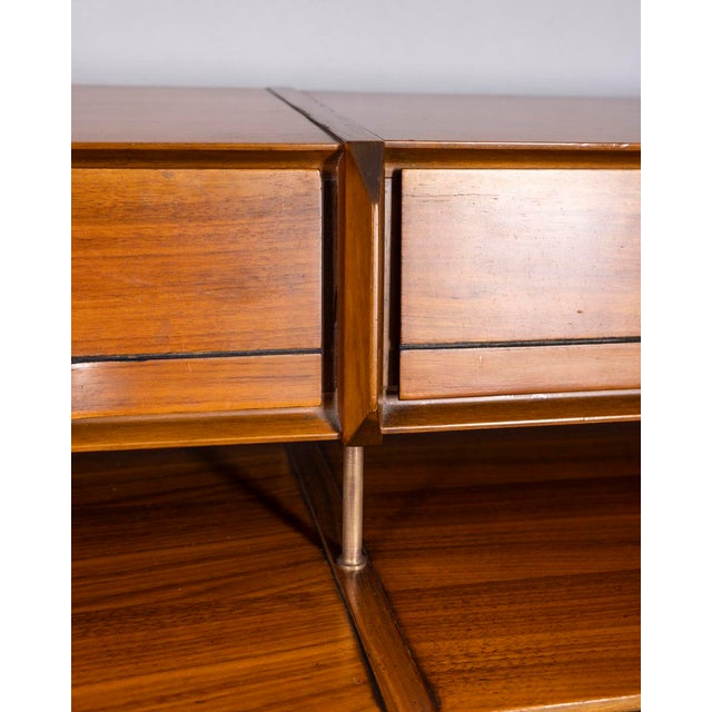 1960s Vintage 1970s Teak Wood Sideboard Design by Barovero, 1960s For Sale - Image 5 of 18