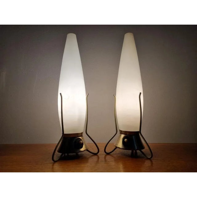 Mid-Century Zukov Rocket Table Lamps, 1960s, Set of 2 For Sale - Image 10 of 15