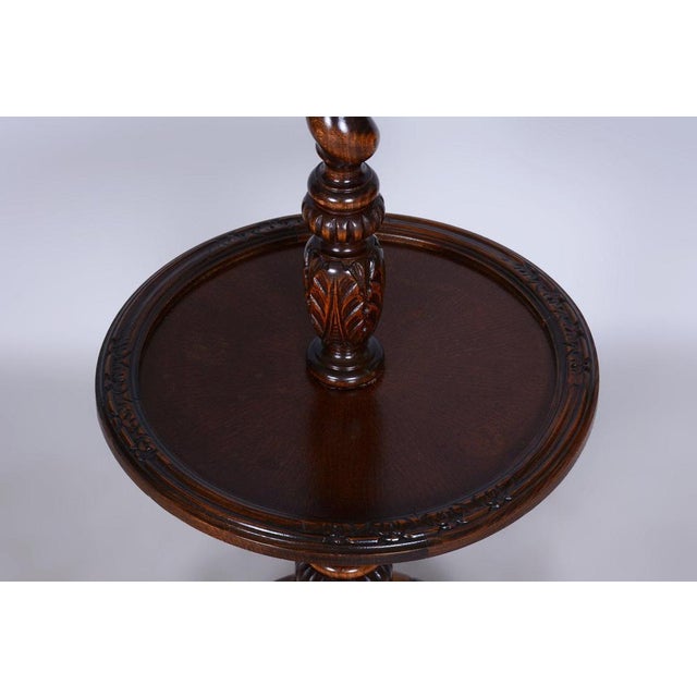 Art Deco Floor Lamp in Oak, 1920s For Sale - Image 13 of 16