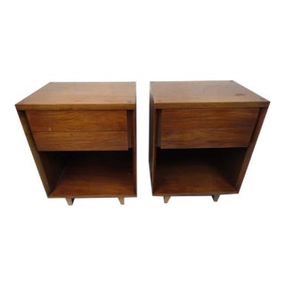Midcentury Nightstands, John Stuart - a Pair For Sale
