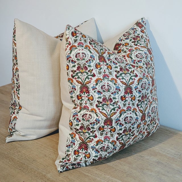 Soane Britain Musical Garden Pillows - Pair For Sale - Image 4 of 5