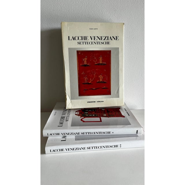 Vol l & ll Lacchine Veneziane History of Venetian lacquered furniture. Saul Levy A modest amount of text, 23 pages, in...