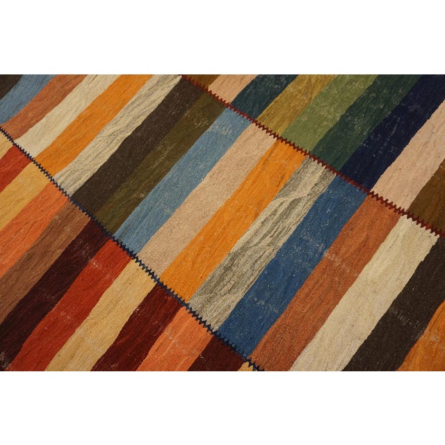 Contemporary Persian Flat-Weave For Sale - Image 15 of 15