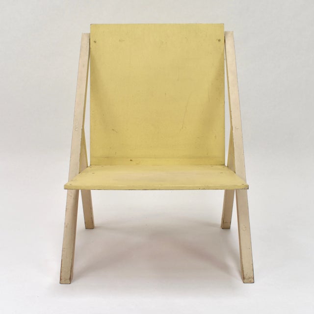 Mid-Century Dutch Prototype Salon Chair by Gerrit Rietveld Jr., 1955 For Sale - Image 16 of 18