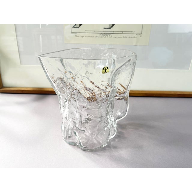 Mid-Century Rocky Ice Crystal Glass Alaska Jug from Peill & Putzler, Germany, 1970s For Sale - Image 11 of 11