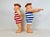 Modern French Papier-Mâché Bathers, 1960s, Set of 2 For Sale - Image 3 of 12