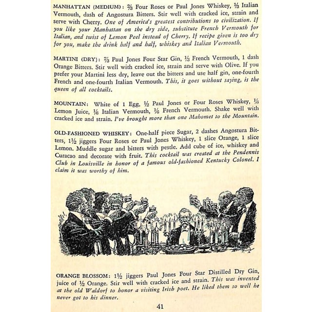 Traditional "Irvin S. Cobb's Own Recipe Book" 1934 Cobbs, Irvin S. For Sale - Image 3 of 17