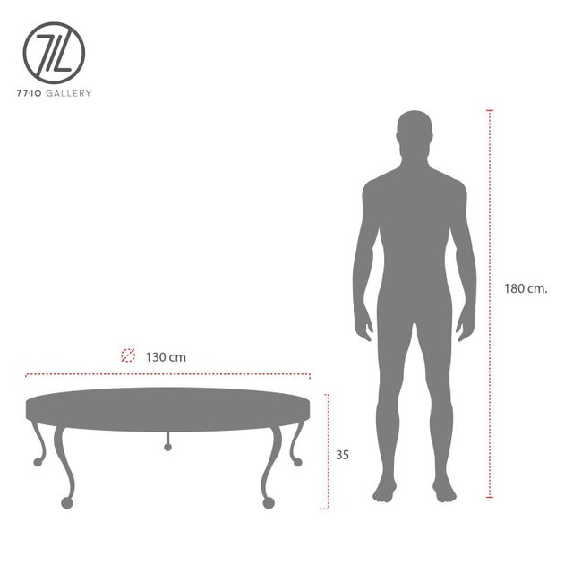 1960s 1960s Attributed to Arturo Pani Bronze Cocktail Table For Sale - Image 5 of 5